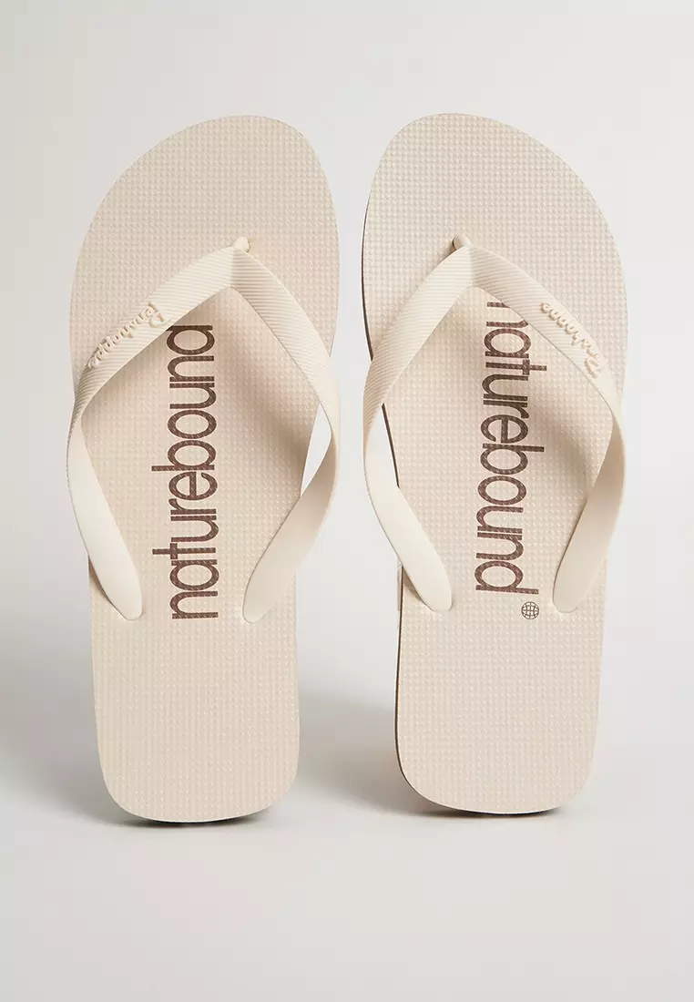Discount on Penshoppe  shoes - SKU: Men's Flip Flops With Text