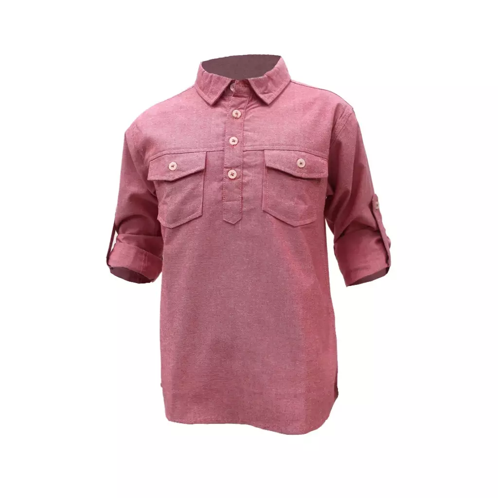 Pingu Kemeja Anak Laki Laki Polos Panjang 92102820