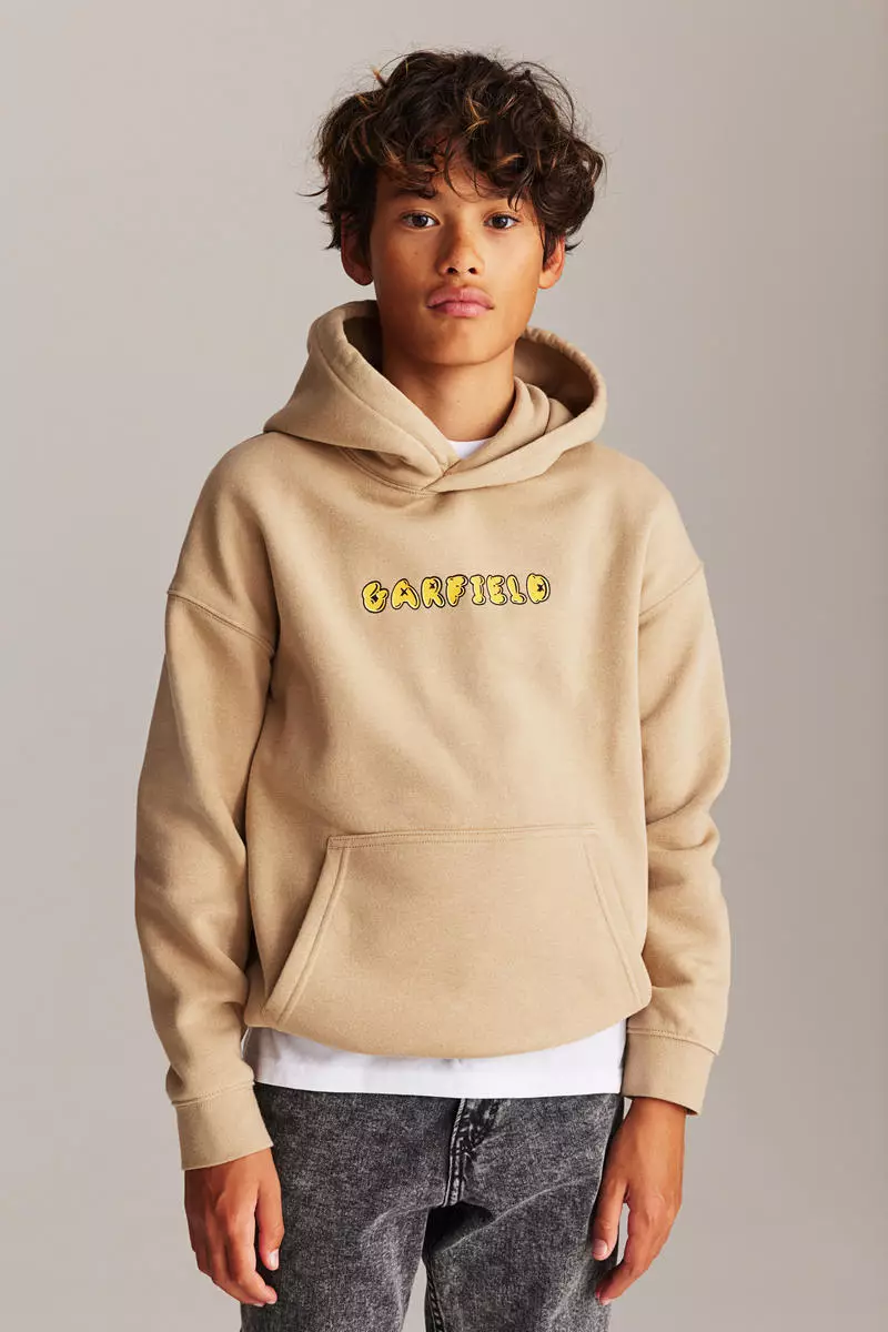Buy Hu0026M Motif-detail hoodie 2023 Online | ZALORA Philippines