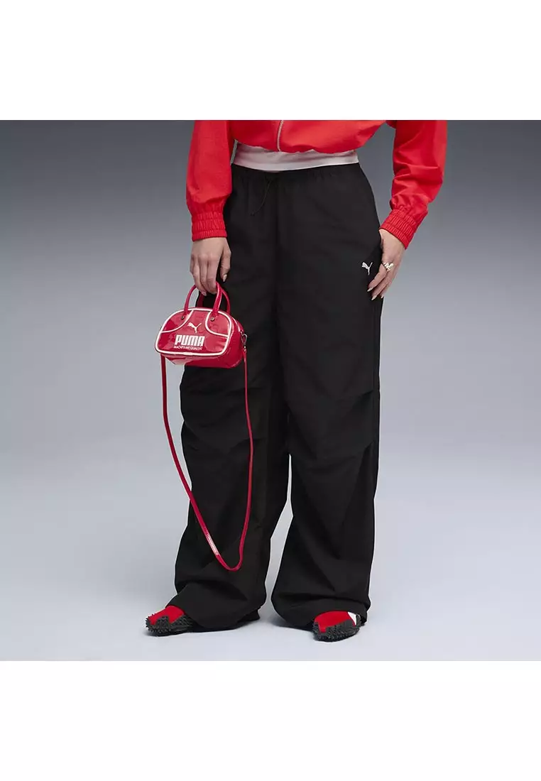 Wardrobe Essentials Parachute Woven Pants Women