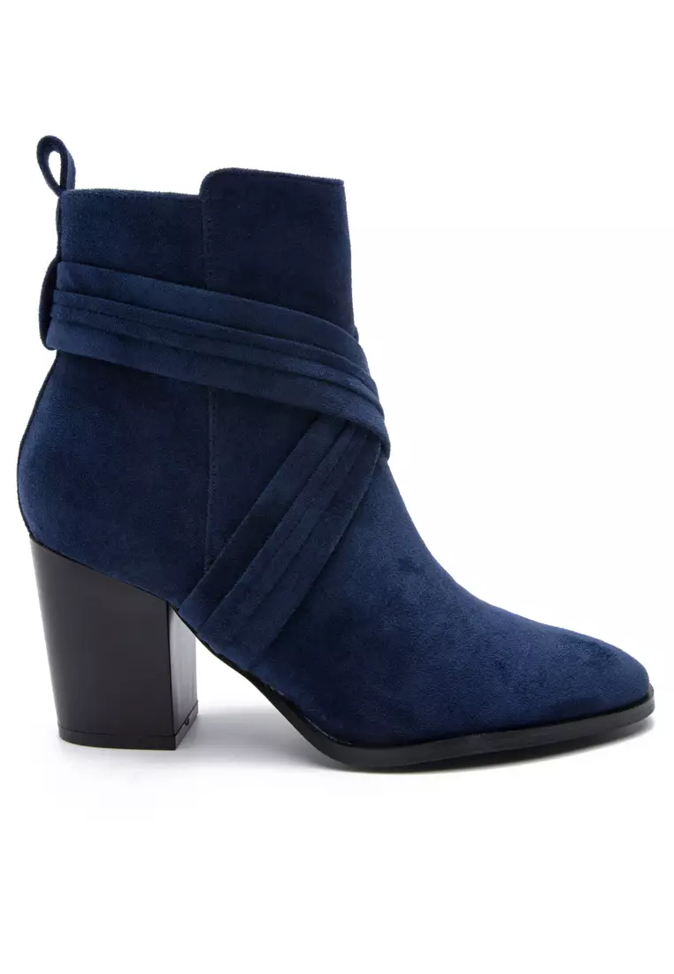 8CM Suede Fabric Ankle Boots WTY4051-27