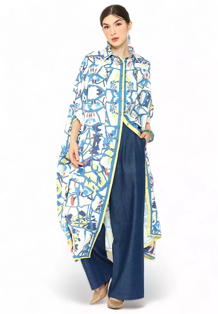 Kanzi Collared Kaftan