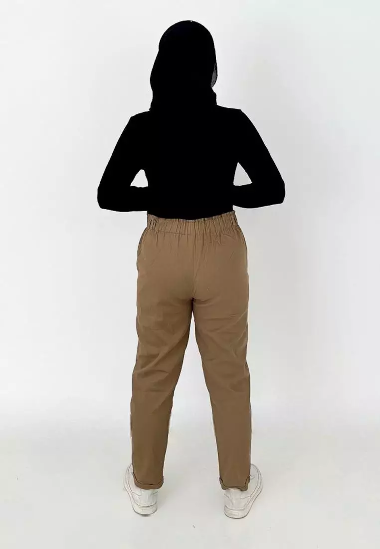 Aulia Twill Pants (Celana Panjang Basic) COKLAT TUA