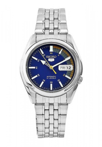 Jual Seiko Jam Tangan Pria Seiko 5 Original Snk371k1 Strap Stainless Steel Silver Original Zalora Indonesia