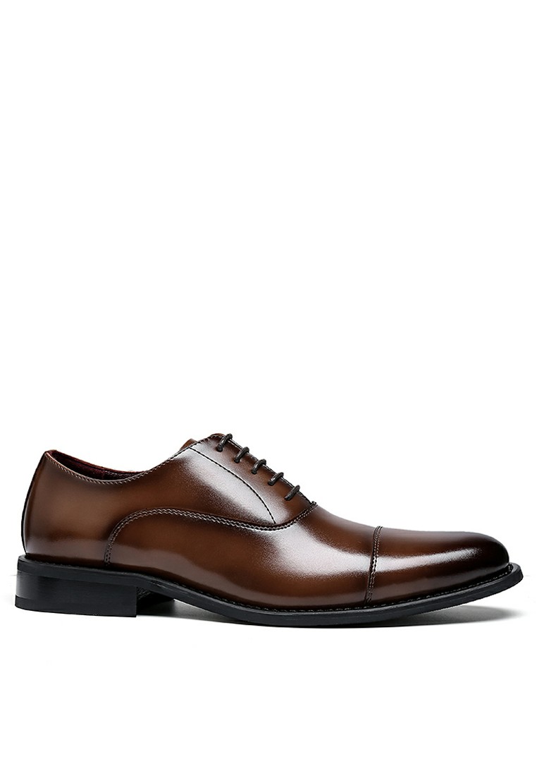 Leather Cap Toe Business Shoes MK5011-2