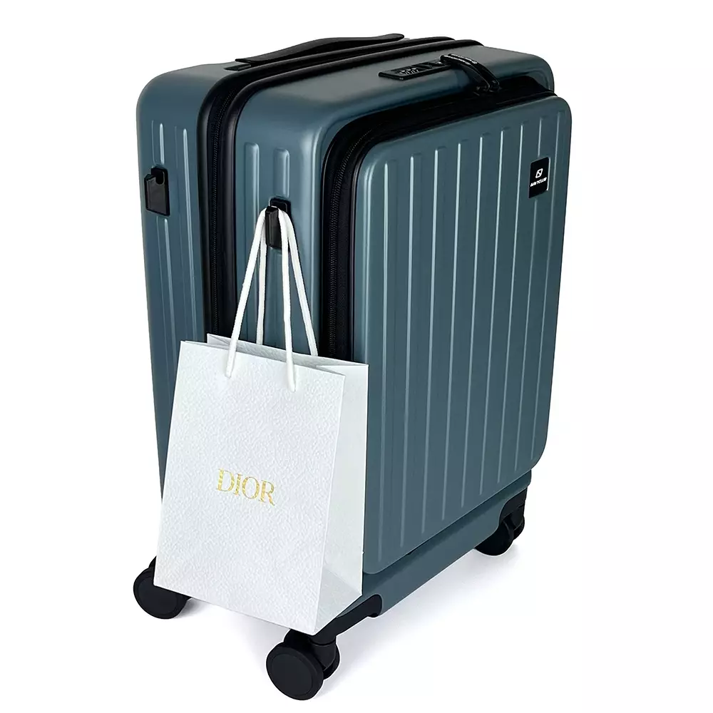 Navy Club Emerald Koper Hardcase PC - 4 Roda Putar TSA Lock - Size 20 Inch