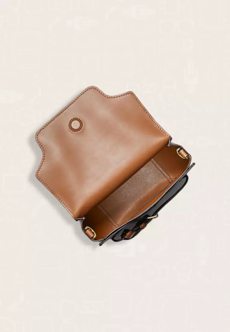 Michael Kors Emilia Small Logo Crossbody Bag Brown