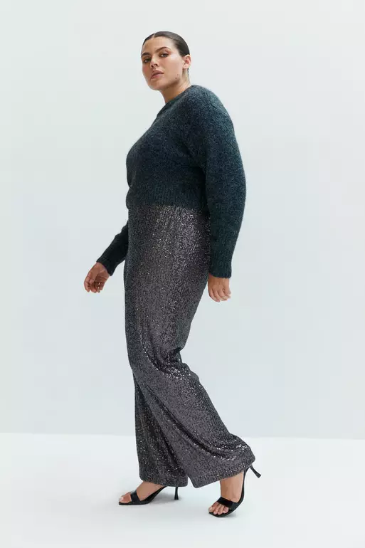Sequined trousers