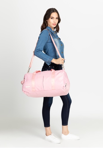 THE 815 CO. Blair Duffel Bag with Wet and Dry Compartment in Pink ...