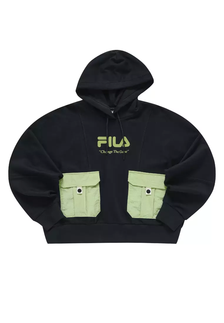 Fila hoodie womens green store