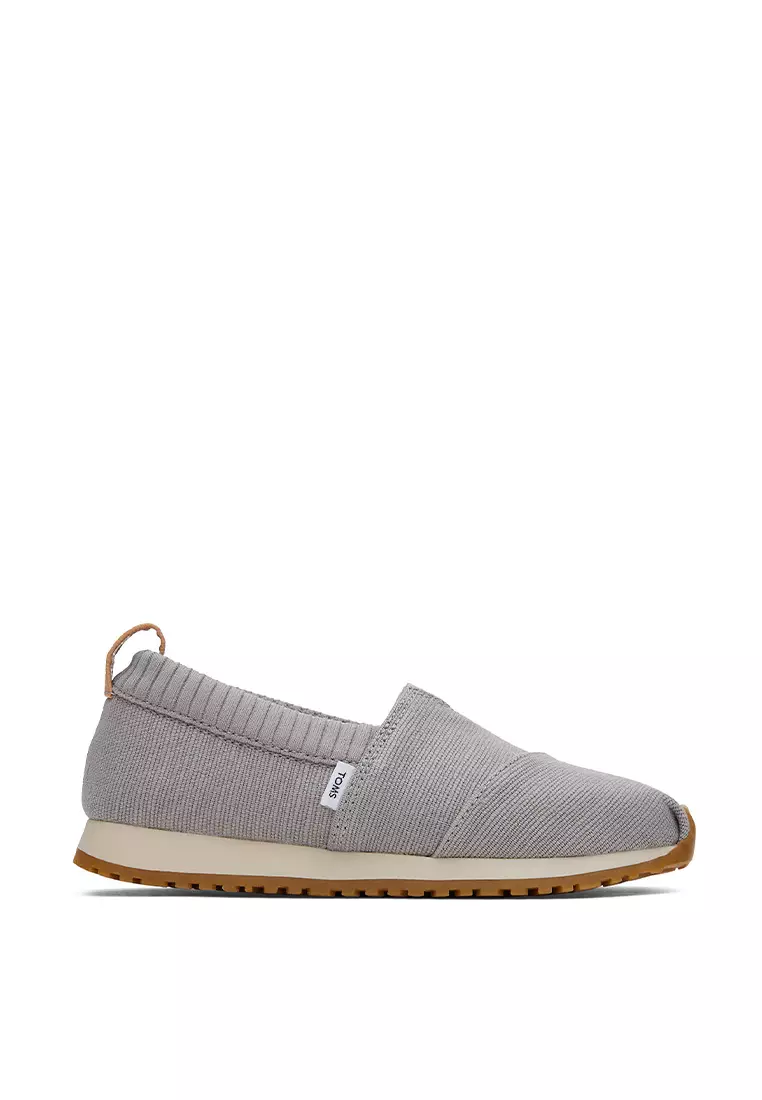 Discount on Toms  shoes - SKU: Sneakers Alpargata Resident Youth - Drizzle Grey Heritage Canvas