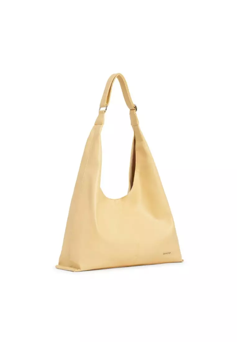 Downtown Hobo Sustainable Vegan Leather Shoulder Bag with Card Holder