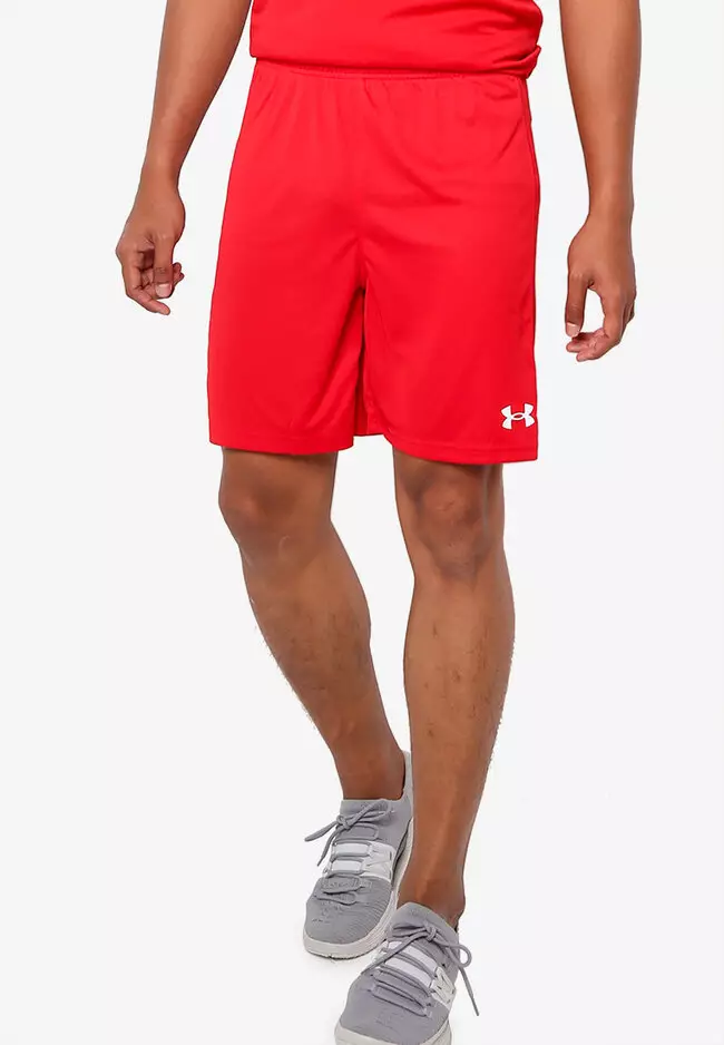 Mens red discount under armour shorts