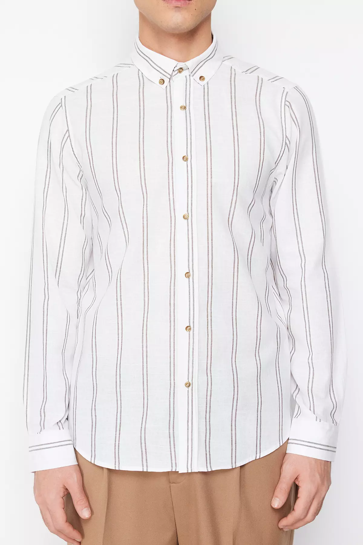 Slim Fit Striped Shirt
