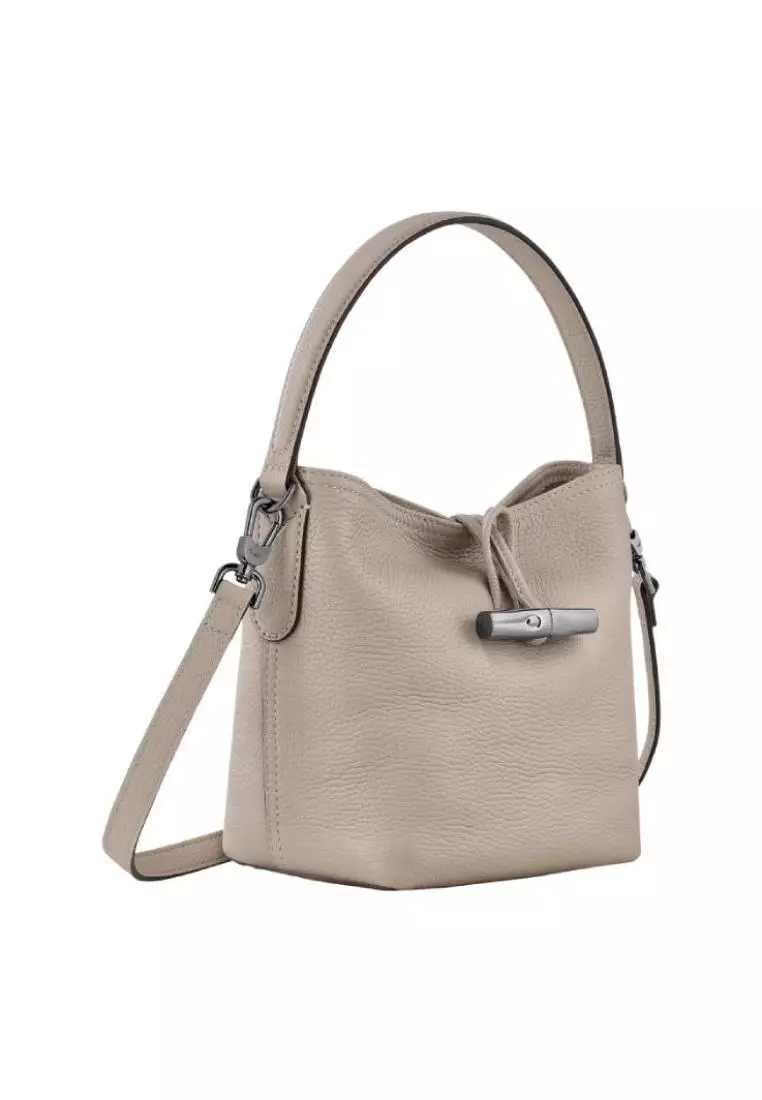 Longchamp Roseau Essential Bucket Bag XS Clay