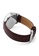 French Connection brown French Connection 42mm - Silver-Tone Case, Brown Strap (FC1207T) 22269AC0DA92C9GS_3