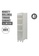 HOUZE white HOUZE - KRUSTY - 4 Tier Rolling Storage Cabinet C4F9CHL302FDC9GS_3