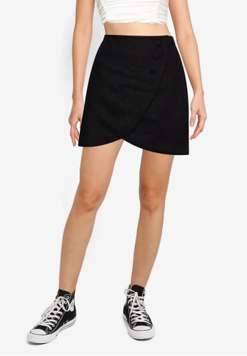 Supre black Cece Mini Skirt FEC3DAAF0A2DAEGS_1