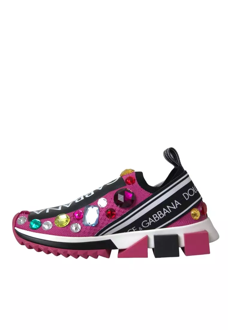 DOLCE-66-RHINESTONE SNEKAERS