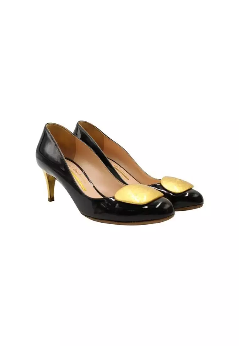 Rupert Sanderson Pre Loved RUPERT SANDERSON Black Patent Leather