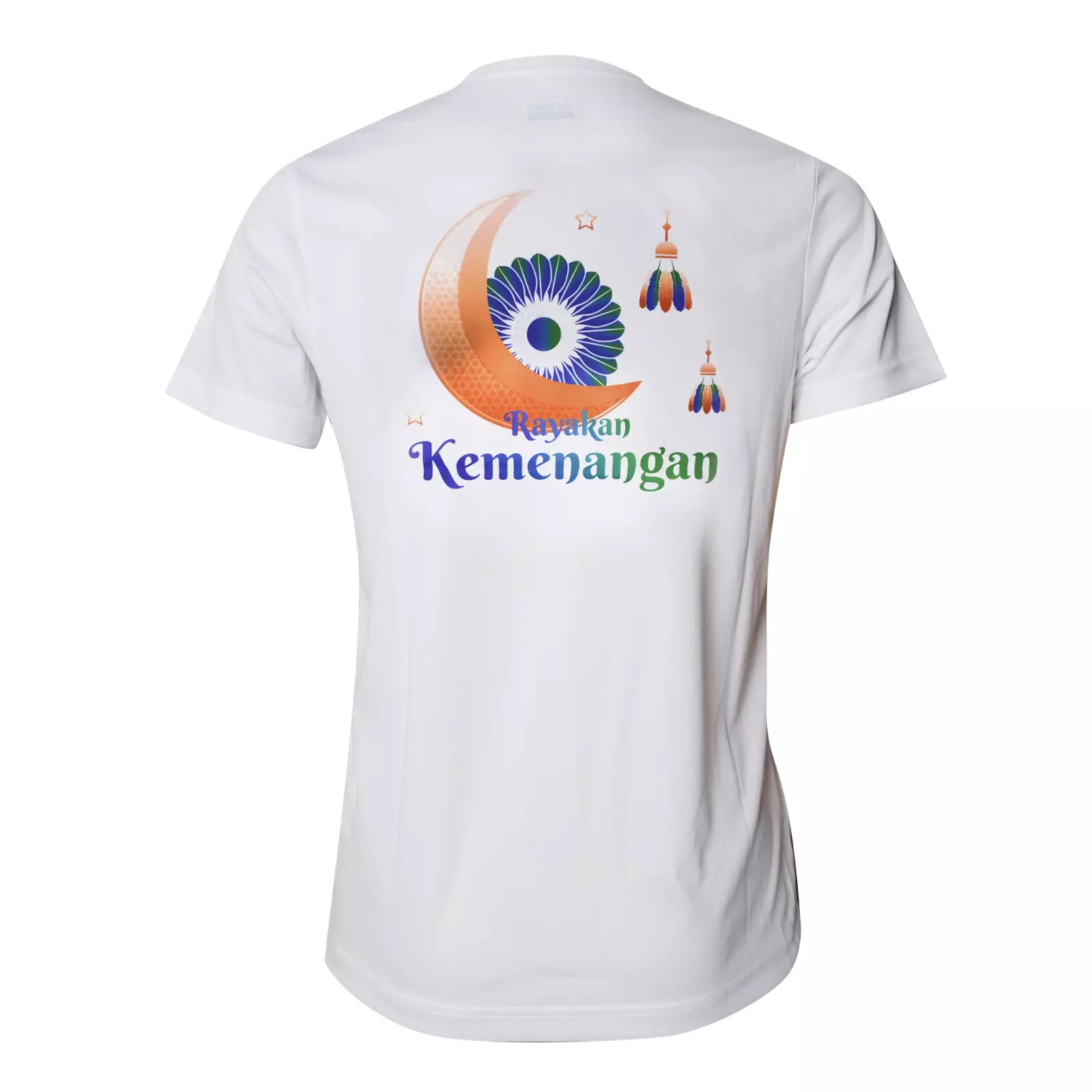 Kaos Jersey YONEX RM 2528 Edisi Lebaran EID 2024 White Rich Gold D4