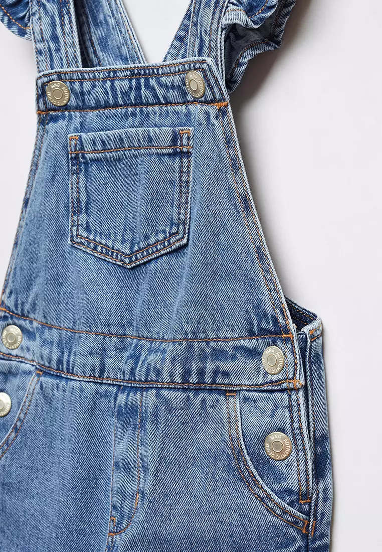 Buy MANGO BABY Long Denim Dungarees 2023 Online ZALORA Philippines