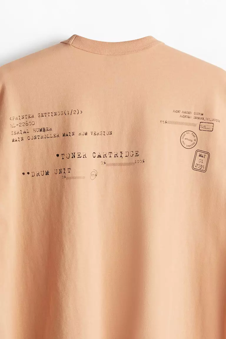 Loose Fit Printed T-shirt