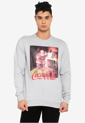 Shop Only Sons Coca Cola Xmas Regular Crew Neck Sweatshirt Online On Zalora Philippines