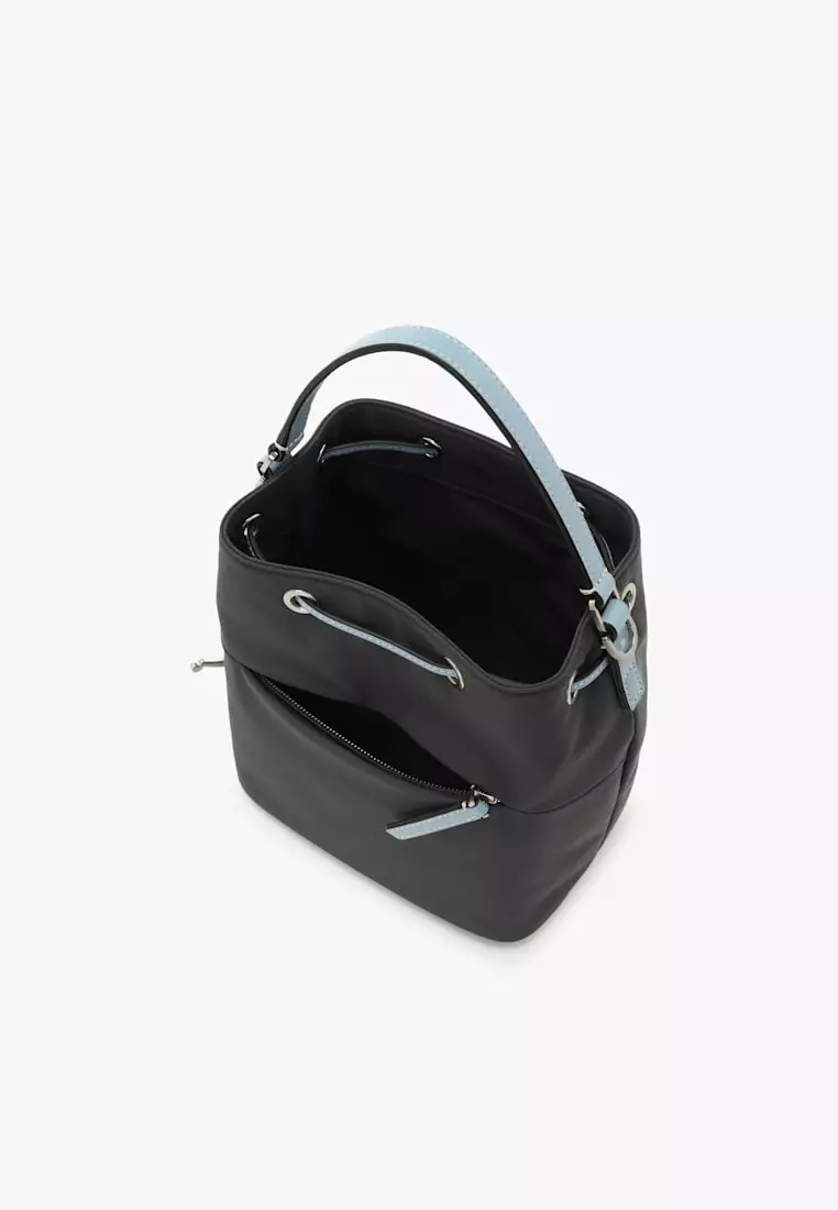 Drawstring Top-Handle Bag