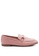 London Rag pink Foldable Faux Leather Loafer Pink Flats BBD65SH1F68BACGS_1