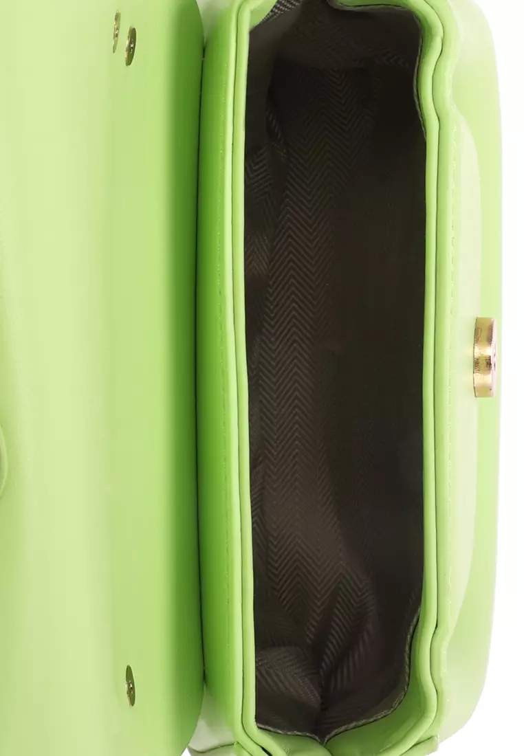 Tas Tangan Mini Gemuk Dalam Warna Hijau Muda