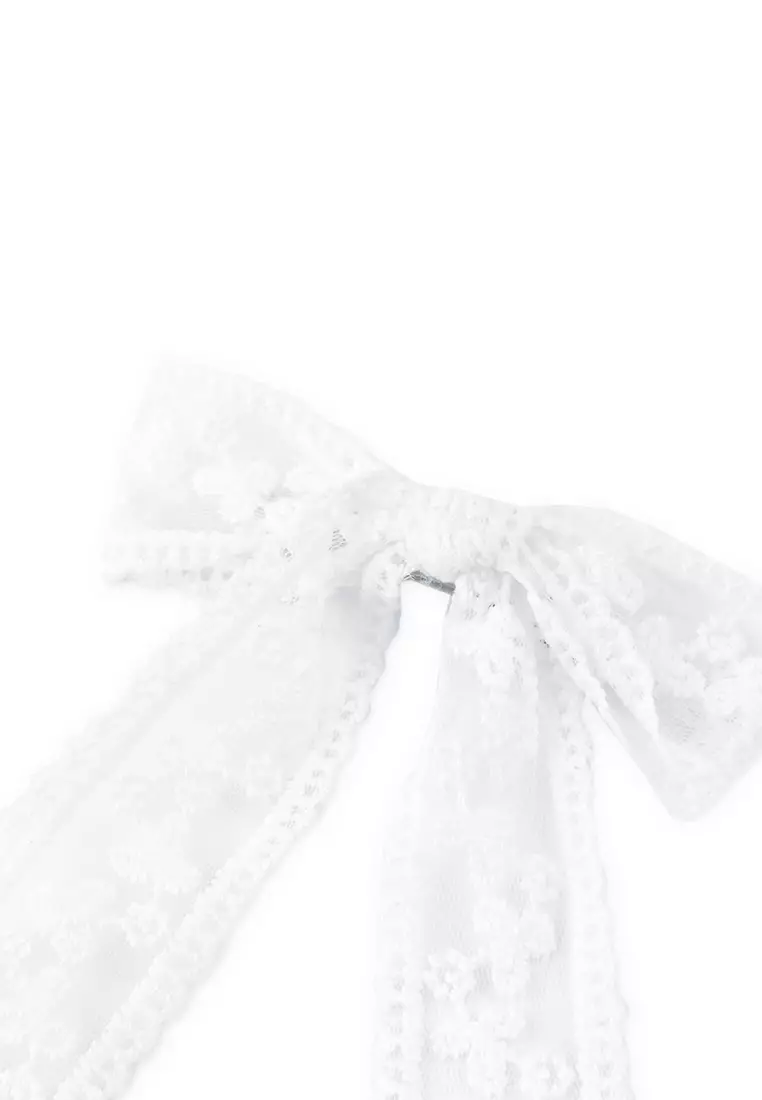 Lace Bow Hair Clip