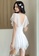A-IN GIRLS white Sexy Gauze Open Back One-Piece Swimsuit F72DEUSFD68D18GS_2
