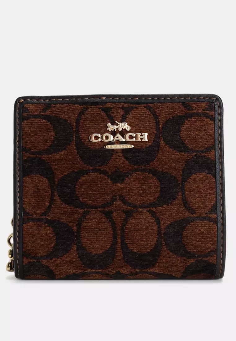 Buy COACH Snap Wallet In Signature Leather 2026 Online | ZALORA