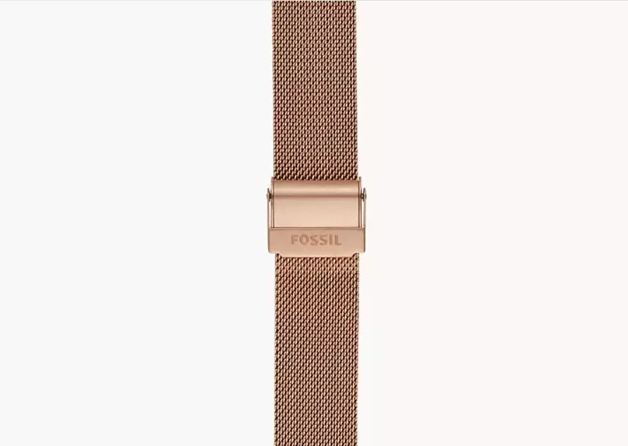 Fossil 18mm rose gold strap hotsell