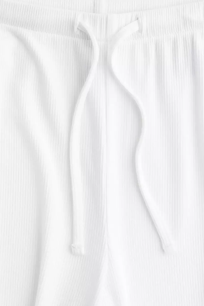 Wide drawstring trousers