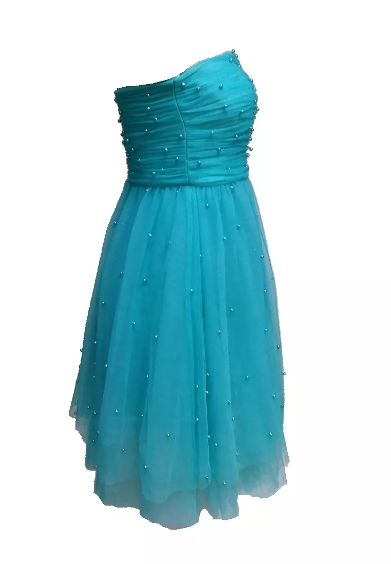 Elegant Style Polyester Evening Short Dress