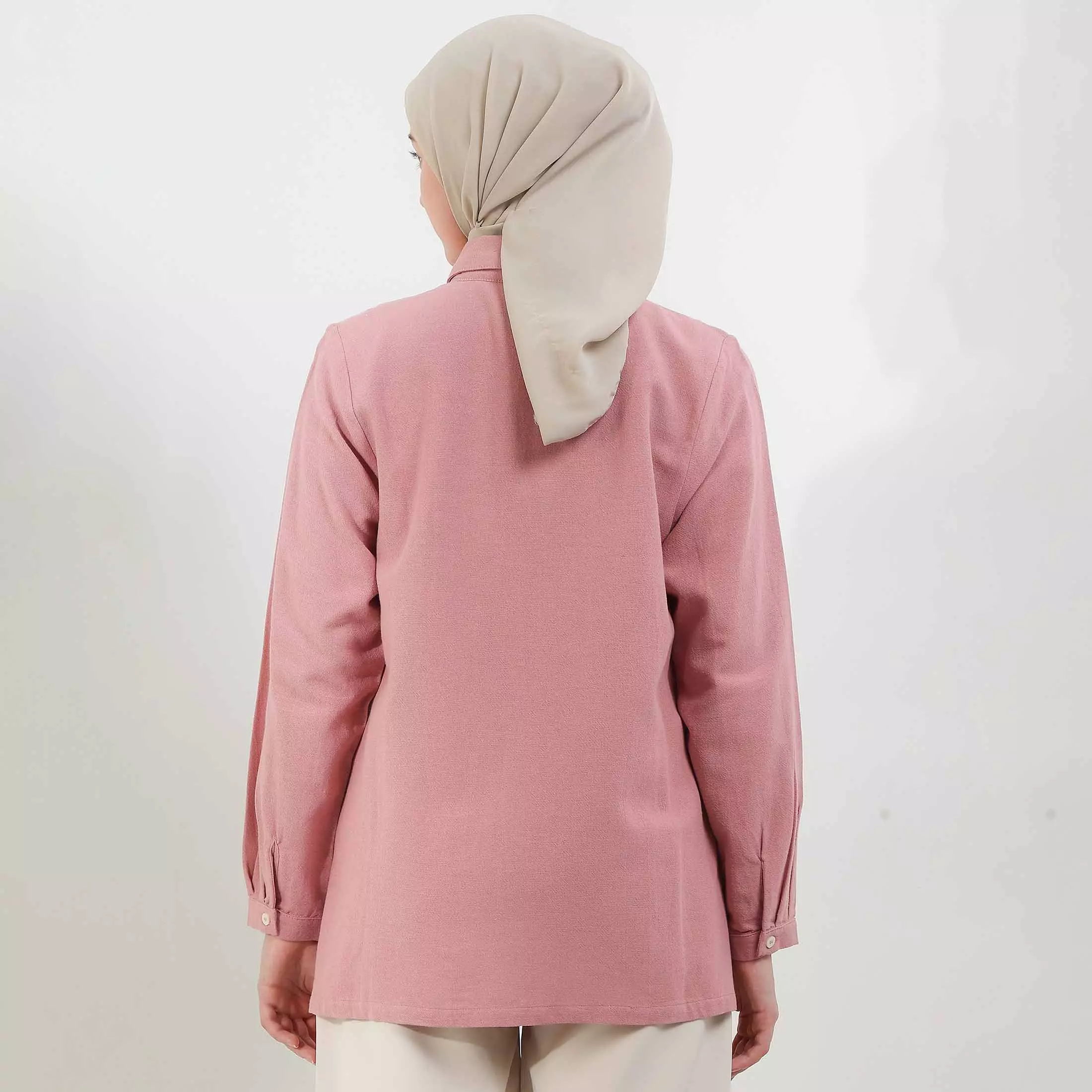 MFMW Kimora Atasan Blouse Dusty Pink