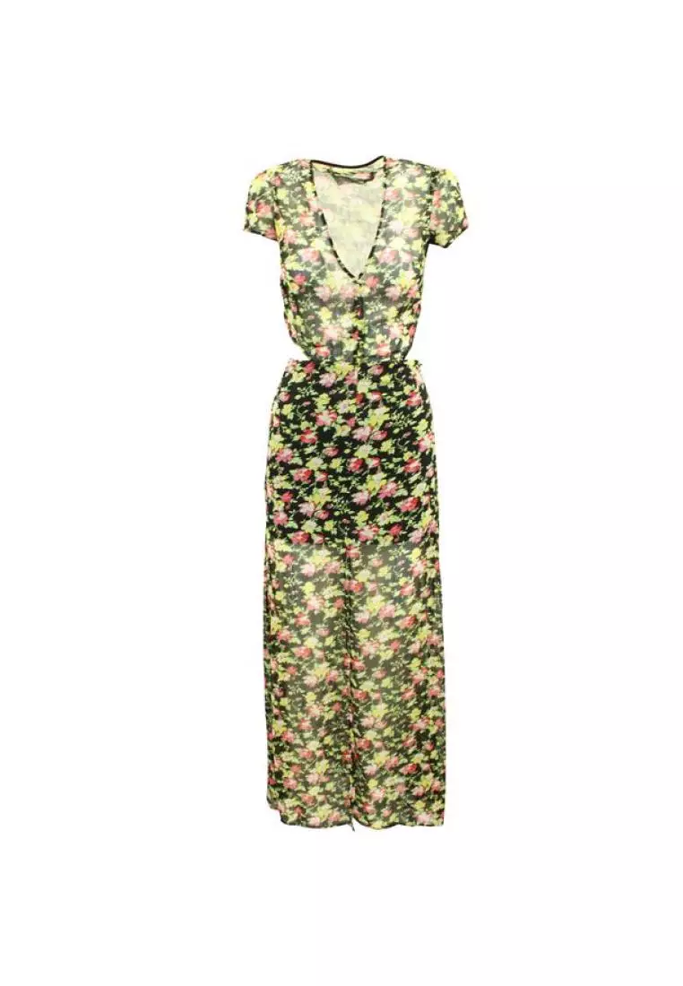Reformation floral clearance maxi dress