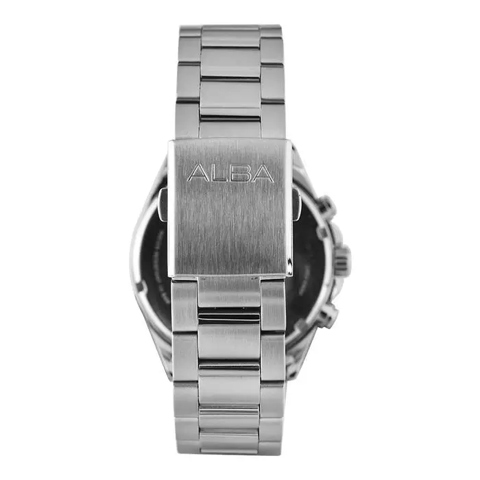 Alba AT3G57X1 Silver Dial Merah Cowok