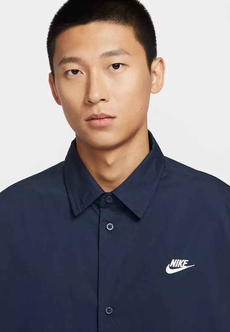 Nike Club Short Sleeve Btn Shirt Os