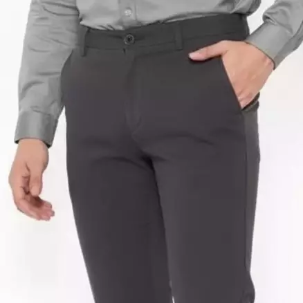 Lawell Celana Chino Panjang Pria Slim Fit - Bawahan Polos Branded Kualitas Premium | Nyaman untuk Kerja & Kasual | Warna Dark Grey
