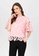 BADOMODA pink Cyan Allover Big Crochet Lace Top 69920AA8616726GS_1