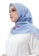 Buttonscarves blue Buttonscarves Sofya Voile Square Bluecheese 6AF80AA71DE7FEGS_3