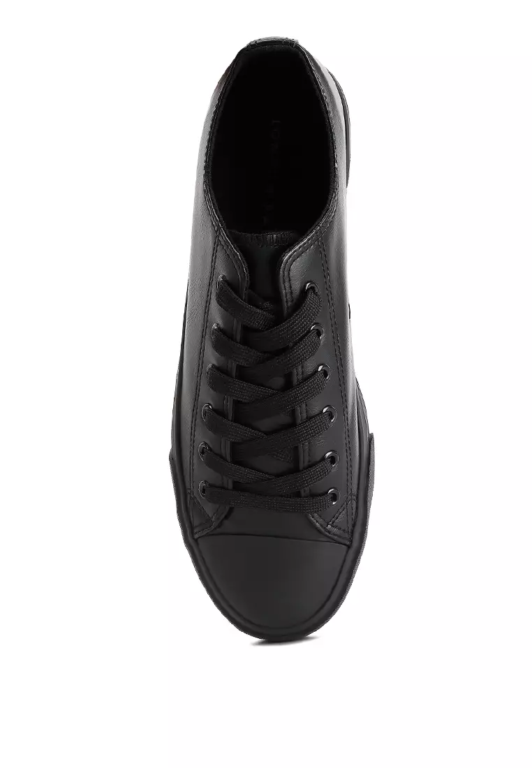 Men's Casual Sneakers In Black