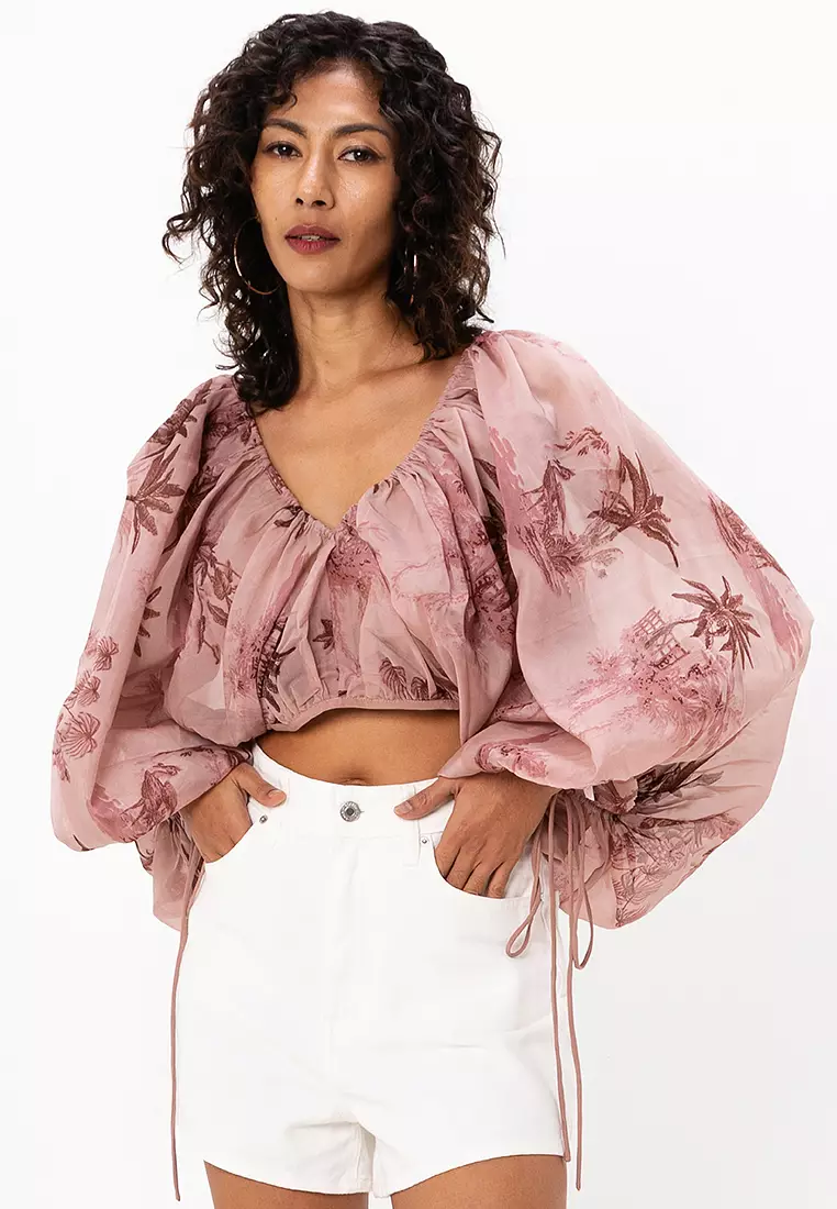 Tie Front Blouse Asos Women's Blouses Tops Buy ASOS Design