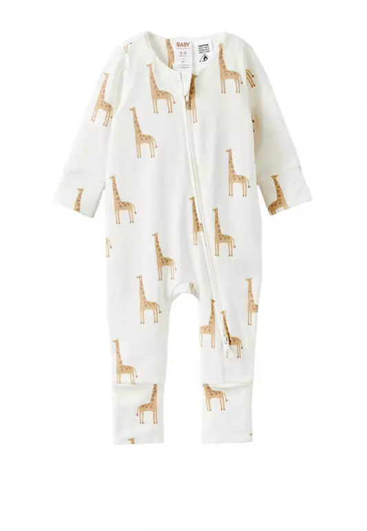 The Long Sleeve Zip Romper