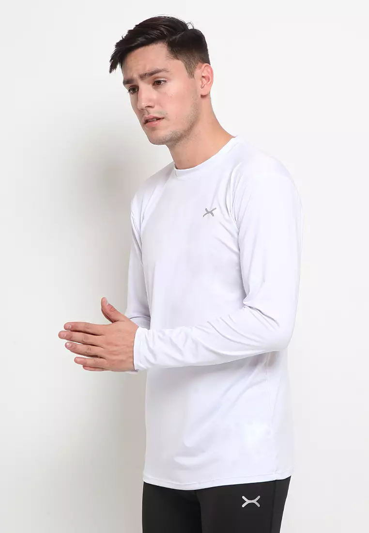FLEXZONE Long Sleeves Baselayer Essential Series White