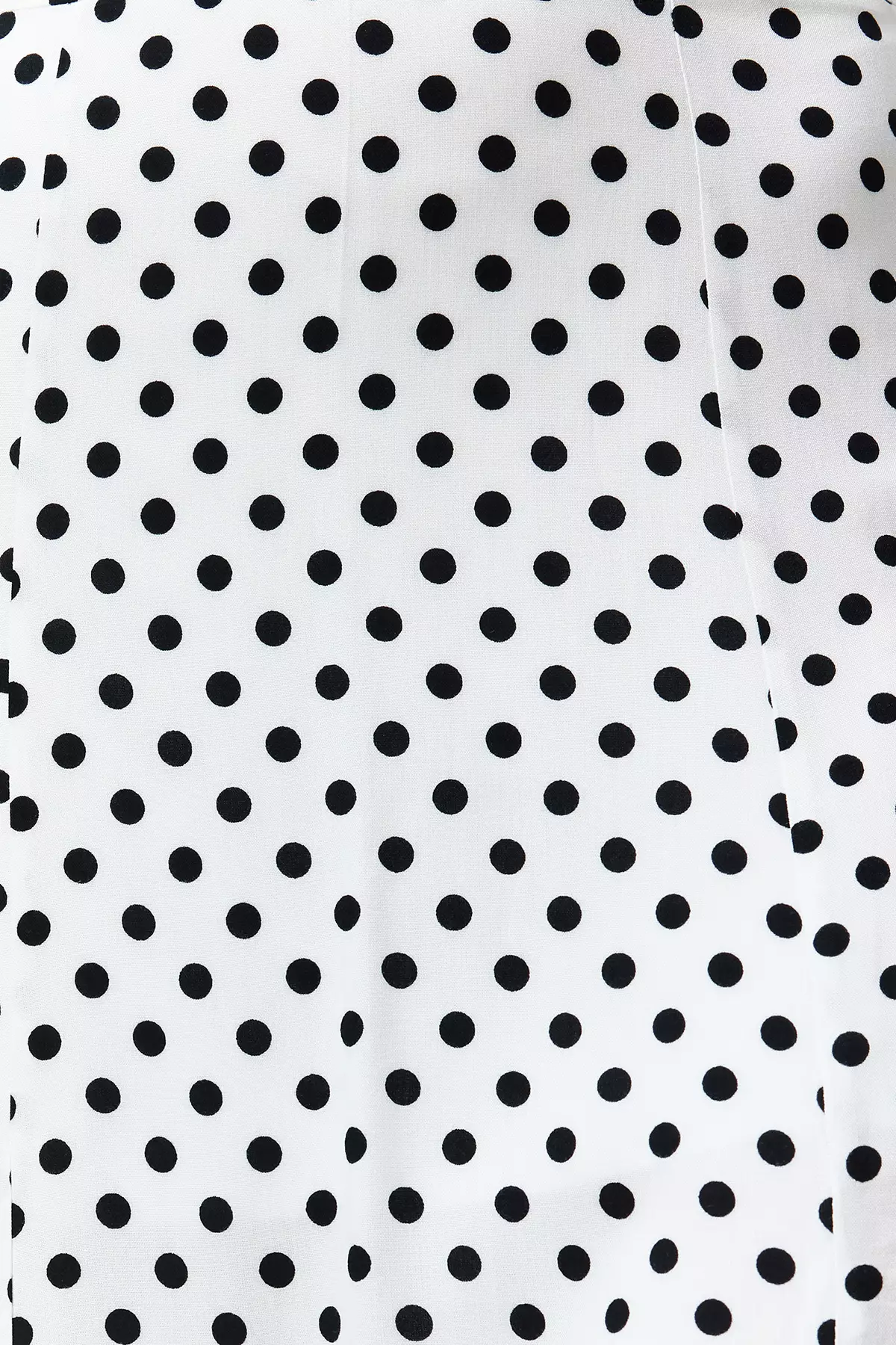 Polka Dot Slit Skirt