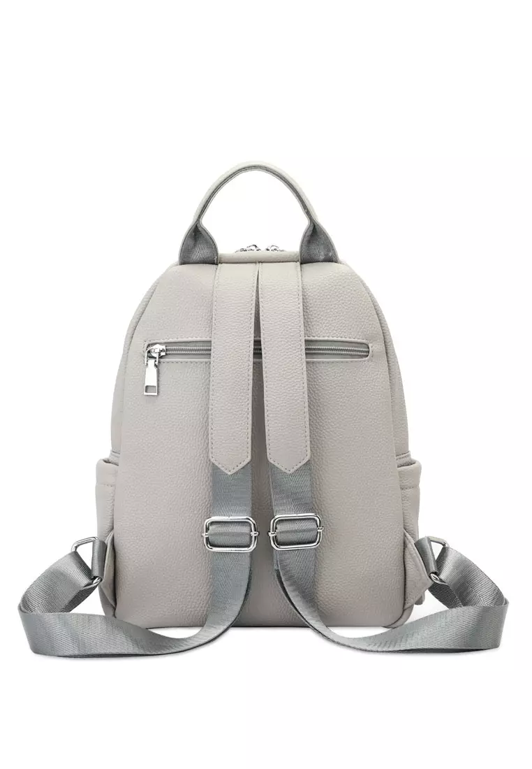 Women's Logo Backpack (Tas Ransel Wanita / Tas Punggung Wanita) - Abu-Abu